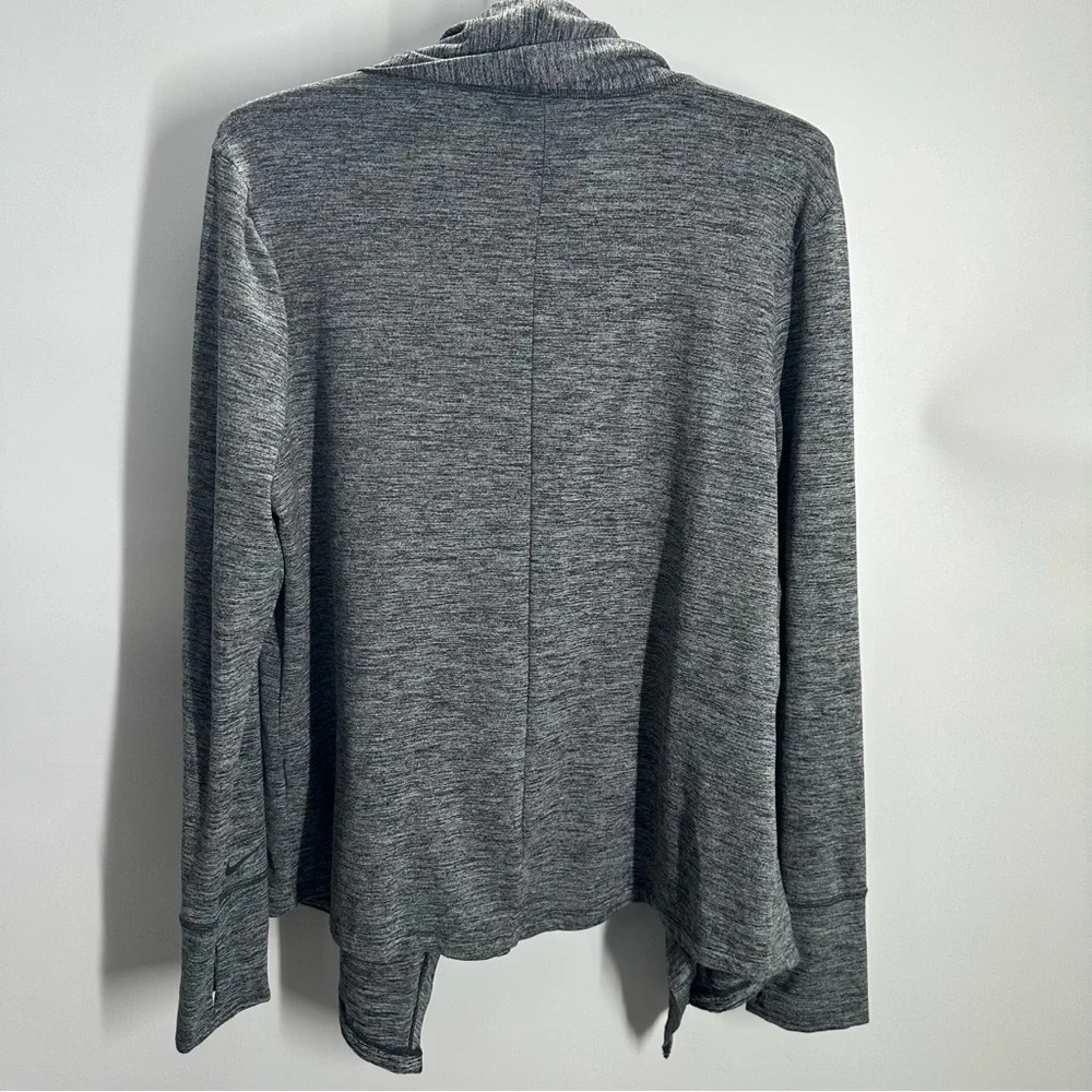 Nike Yoga Draped Gray Cardigan - Picture 6 of 9